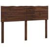 vidaXL Kopfteil mit Live Edge ROSTOCK Dunkelbraun 140 cm