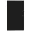 vidaXL TV-Wandschrank Schwarz 40x34,5x60 cm