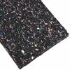 vidaXL Gummiwalze Schwarz 2000 x 10 x 0,8 cm Gummi