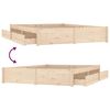vidaXL Bett mit Schubladen 180x200 cm