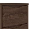 vidaXL Nachttische 2 pcs Braun Eichen-Optik 30,5 x 30 x 43 cm