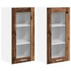 vidaXL H&auml;ngeschrank 2 stk. Altholz 40 x 31 x 80 cm Holzwerkstoff