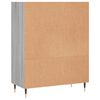 vidaXL B&uuml;cherregal Grau Sonoma 69,5x32,5x90 cm Holzwerkstoff