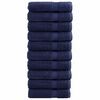 vidaXL Premium Handt&uuml;cher SOLUND 10 Stk. Marineblau 50x100 cm 600 g/m&sup2;