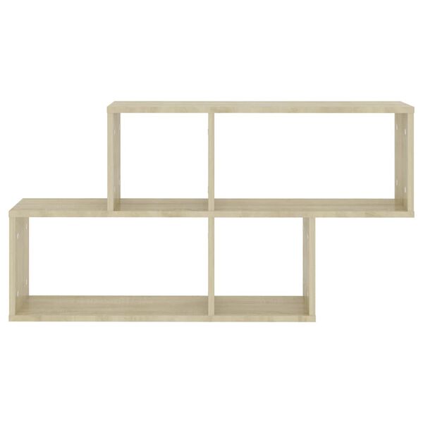 vidaXL Wandregal Sonoma-Eiche 100x18x53 cm Holzwerkstoff