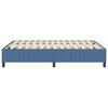 vidaXL Plattformbettgestell Blau 140 x 200 cm Stoff