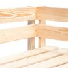 vidaXL Outdoor-Ecksofa Paletten Kiefernholz Impr&auml;gniert
