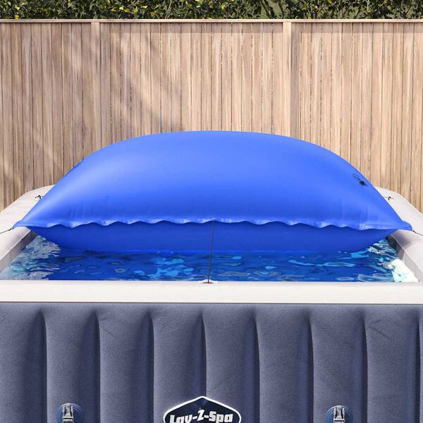 vidaXL Pool-Kissen Blau 400 x 200 x 140 cm PVC