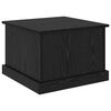 vidaXL Couchtisch Schwarz Eichen-Optik 50 x 50 x 35 cm Holzwerkstoff