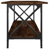vidaXL Couchtisch R&auml;uchereiche 100x45x45 cm Holzwerkstoff und Eisen