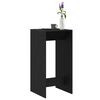vidaXL Bartisch Schwarz Eichen-Optik 51 x 50 x 103,5 cm Holzwerkstoff