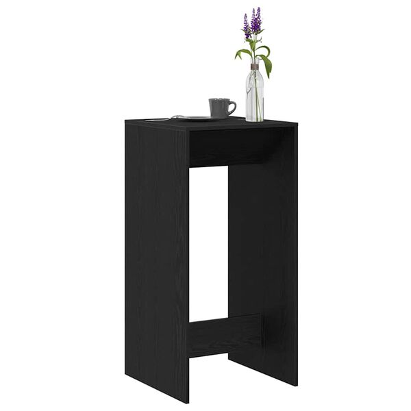 vidaXL Bartisch Schwarz Eichen-Optik 51 x 50 x 103,5 cm Holzwerkstoff