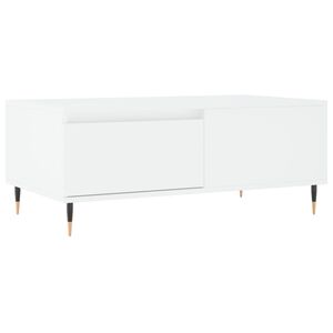 vidaXL Couchtisch Wei&szlig; 90x50x36,5 cm Holzwerkstoff