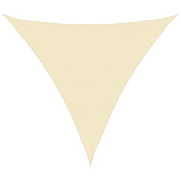 vidaXL Sonnensegel 160 g/m&sup2; Creme 6x6x6 m HDPE