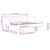 vidaXL Tagesbett Ausziehbar mit Schubladen Dunkelgr&uuml;n 90x200 cm Samt