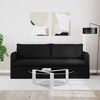 vidaXL Sofa Schwarz Gesamtabmessungen: 196 x 82 x 85 cm (B x T x H)