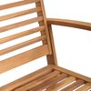 vidaXL Garten-Sofa-Set Natur Teak-Massivholz