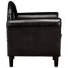 vidaXL Sessel Schwarz 77 x 65 x 79 cm Echtleder