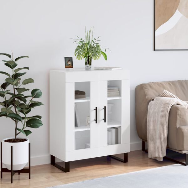 vidaXL Sideboard Wei&szlig; 69,5x34x90 cm Holzwerkstoff
