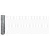 vidaXL Zaun mit Pfosten Silber 0,4 x 100 m Stahl