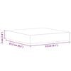 vidaXL Schweberegale 2 Stk. Eichen-Optik und Wei&szlig; 23x23,5x3,8 cm MDF