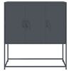 vidaXL Highboard Anthrazit 100,5x39x107 cm Stahl