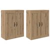 vidaXL Wandmontierter Schrank 2 pcs Artisan-Eiche 69,5 x 34 x 90 cm