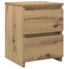 vidaXL Nachttische 2 Stk. Artisan-Eiche 30x30x40 cm Holzwerkstoff