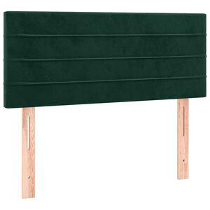 vidaXL Kopfteil Dunkelgr&uuml;n 90x5x78/88 cm Samt