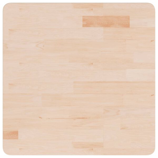 vidaXL Tischplatte Quadratisch 60x60x1,5 cm Eichenholz Unbehandelt