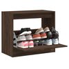 vidaXL Schuhschrank Braun Eichen-Optik 80x42x69 cm Holzwerkstoff
