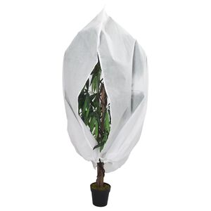 vidaXL Wintervlies mit Rei&szlig;verschluss 70 g/m&sup2; 3,14x2,5 m