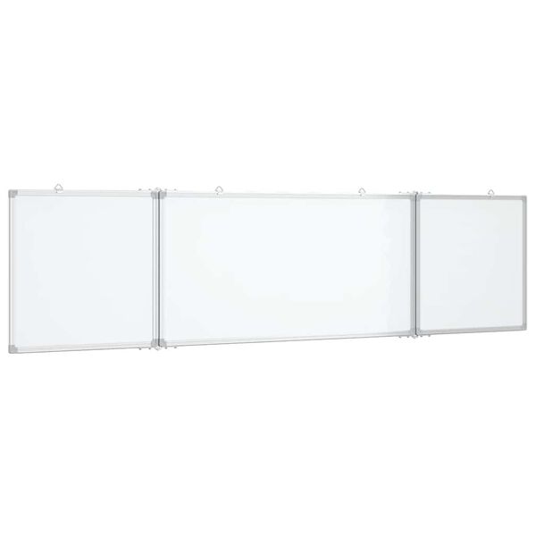 vidaXL Magnetisches Whiteboard Klappbar 160x40x1,7 cm Aluminium
