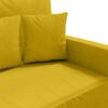 vidaXL 3-Sitzer-Sofa Gelb 180 cm Samt