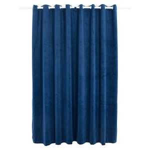 vidaXL Verdunkelungsvorhang mit Metall&ouml;sen Smat Dunkelblau 290x245 cm