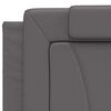 vidaXL Bettgestell "Viana" ohne Matratze Grau 200x200 cm Kunstleder