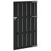 vidaXL Gartentor 100 x 180 cm WPC und Aluminium Schwarz