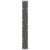 vidaXL Esstisch Beine 2 St&uuml;ck Anthrazit 80x(72-73,3) cm Stahl
