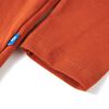 Kinder-Langarmshirt Rostbraun 92