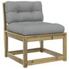 vidaXL 8-tlg. Garten-Lounge-Set mit Kissen Impr&auml;gniertes Kiefernholz