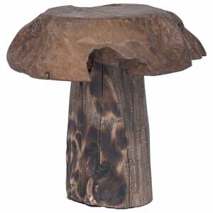 vidaXL Hocker Natur 35 x 35 x 35 cm Massivholz Teak