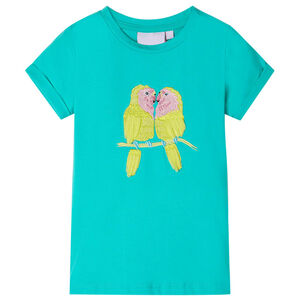 vidaXL Kinder-T-Shirt Minzgr&uuml;n 116