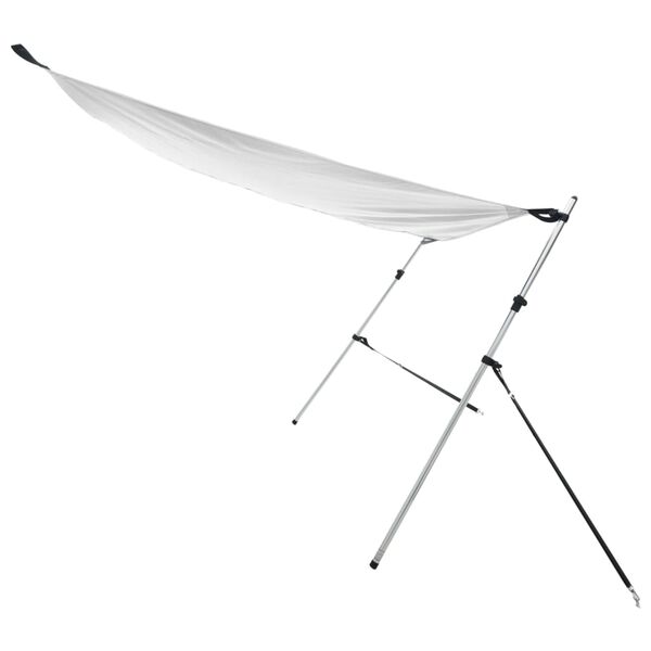 vidaXL T-Top-Beschattungsverl&auml;ngerung Wei&szlig; 170x208x(115-183) cm