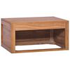 vidaXL Wand-Badschrank 60x45x30 cm Teak Massivholz