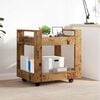 vidaXL Schreibtischwagen Altholz 60 x 45 x 60 cm Holzwerkstoff