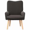 vidaXL Sessel Dunkelgrau 63 x 67 x 94 cm Schafstoff und Sperrholz
