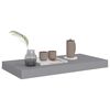 vidaXL Schweberegale 4 Stk. Grau 50x23x3,8 cm MDF