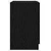 vidaXL Badezimmerschrank mit T&uuml;r Schwarz Eichen-Optik 59 x 37 x 59 cm
