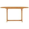 vidaXL 7-tlg. Garten-Essgruppe Massivholz Teak