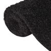 vidaXL Teppich Shaggy Hochflor Schwarz 120x170 cm